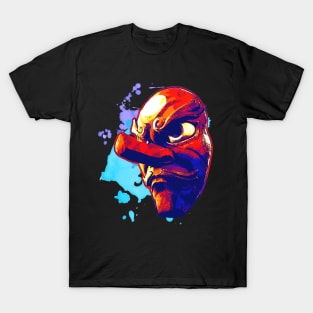 Tengu Mask Splash T-Shirt